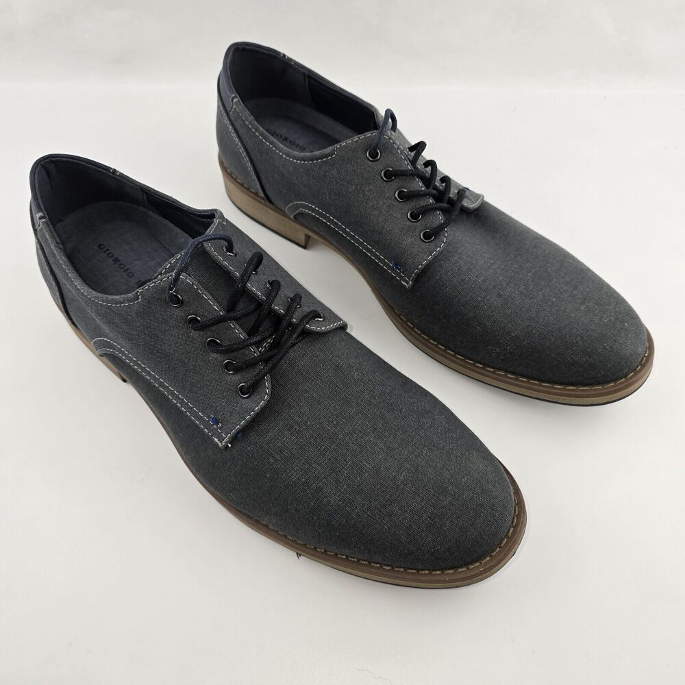 Giorgio Brutini Oxford Dress Shoes Kyle Mens 12 M Gray Blue